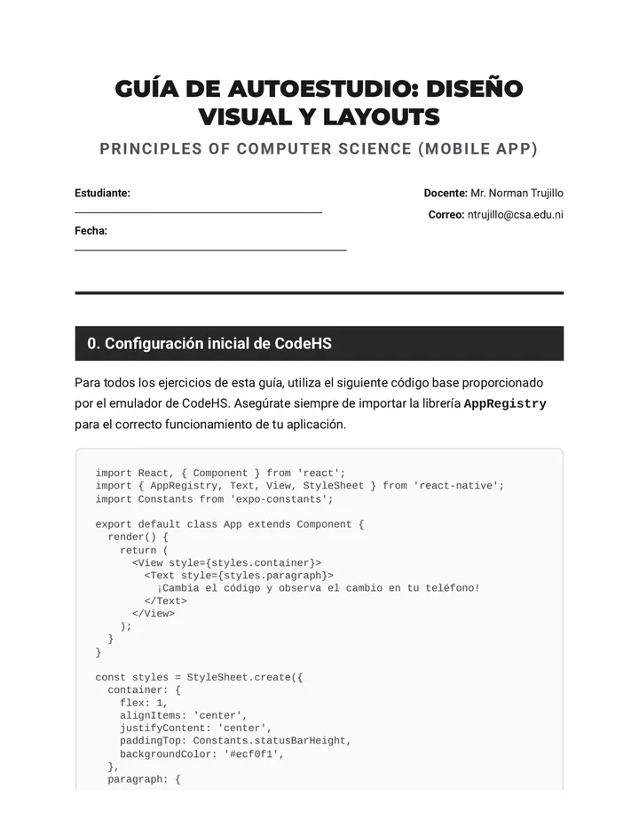 React Native Visual Study Guide