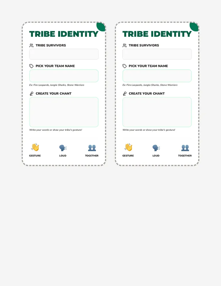 Tribe Identity Cards