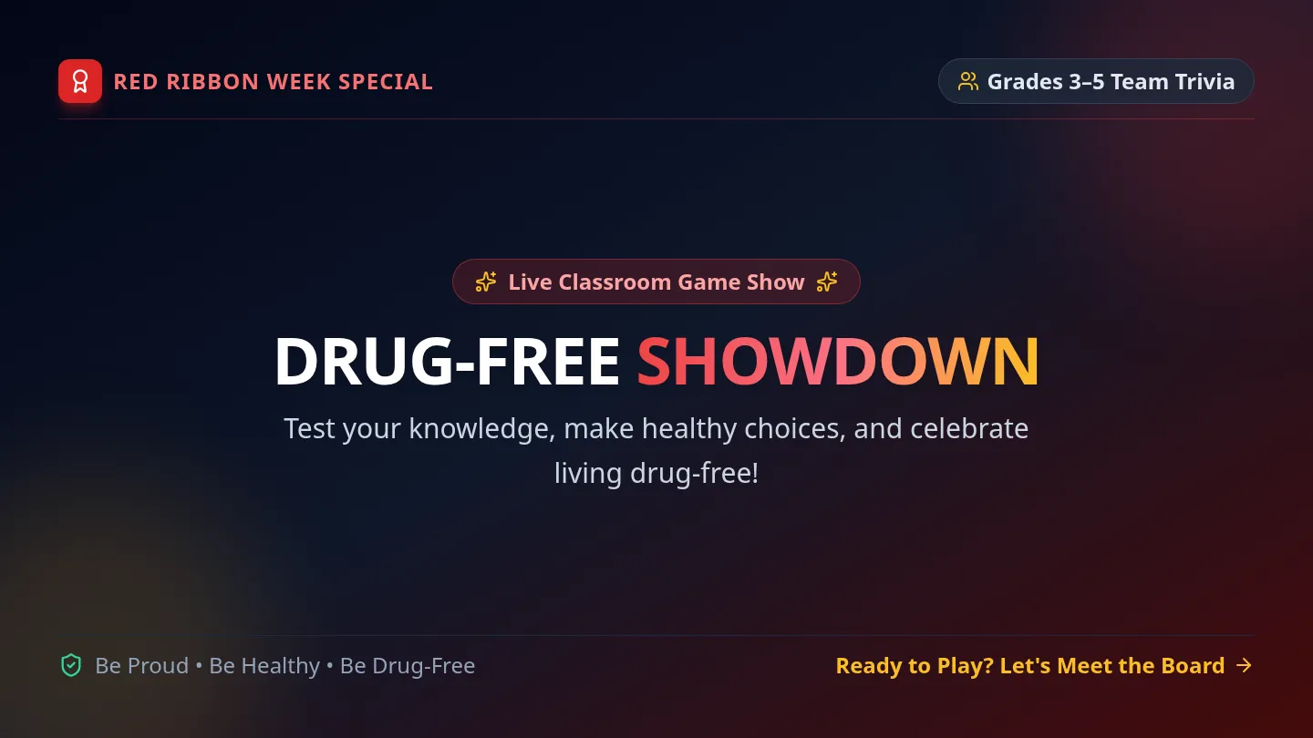 Red Ribbon Showdown Slides