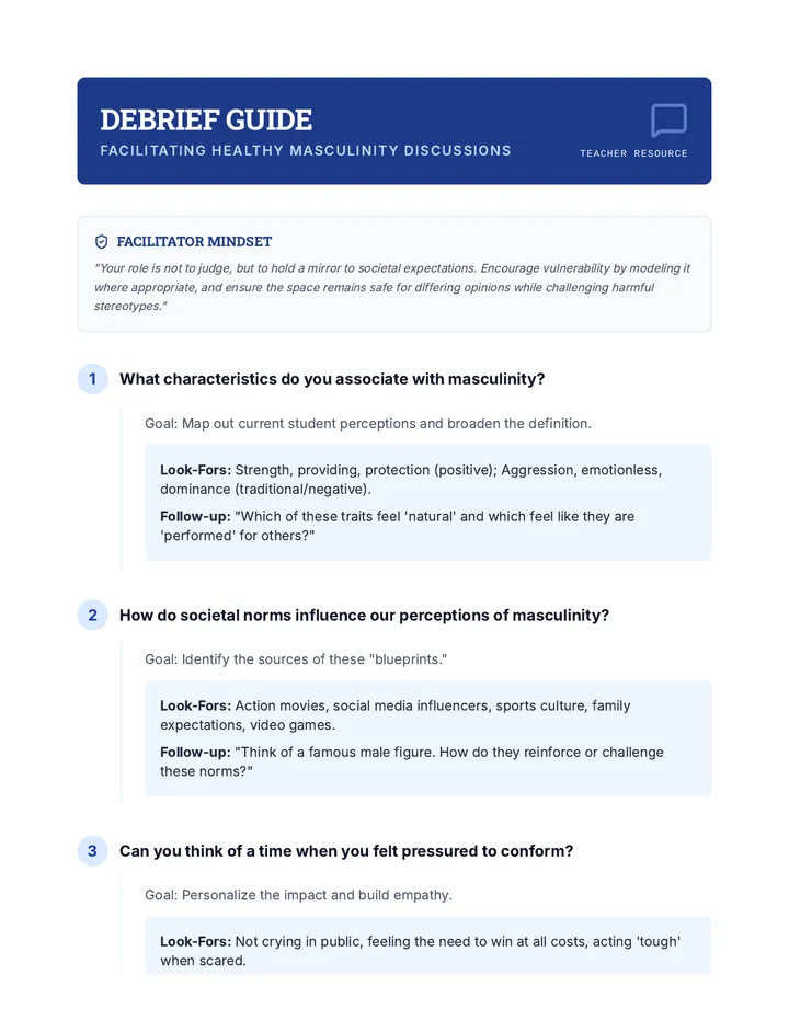 Discussion Debrief Guide