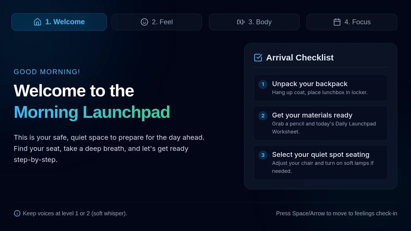 Morning Launchpad Slides