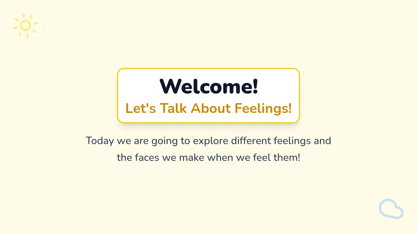 Feeling Faces Slide Deck
