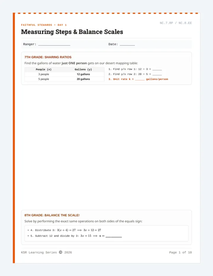 Faithful Stewards Workbook