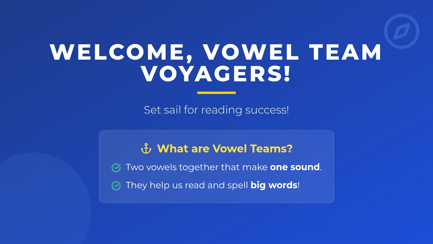 Vowel Team Voyage Slides Presentation
