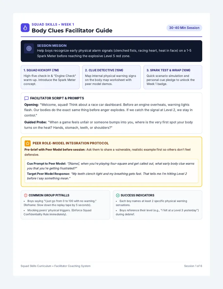 Body Clues Facilitator Guide