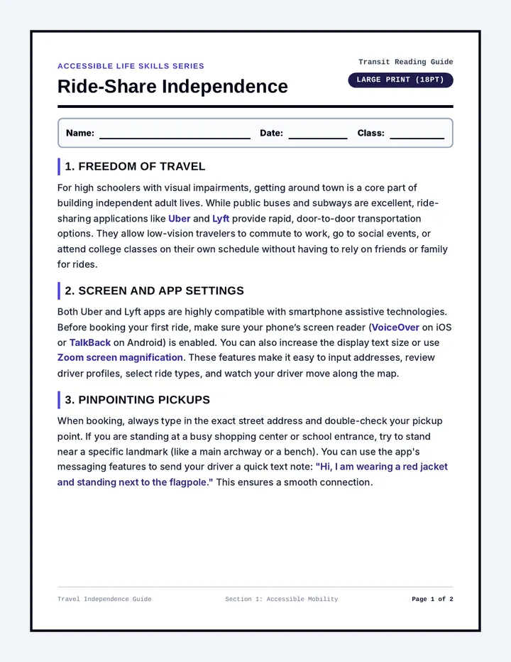 Rideshare Independence Guide