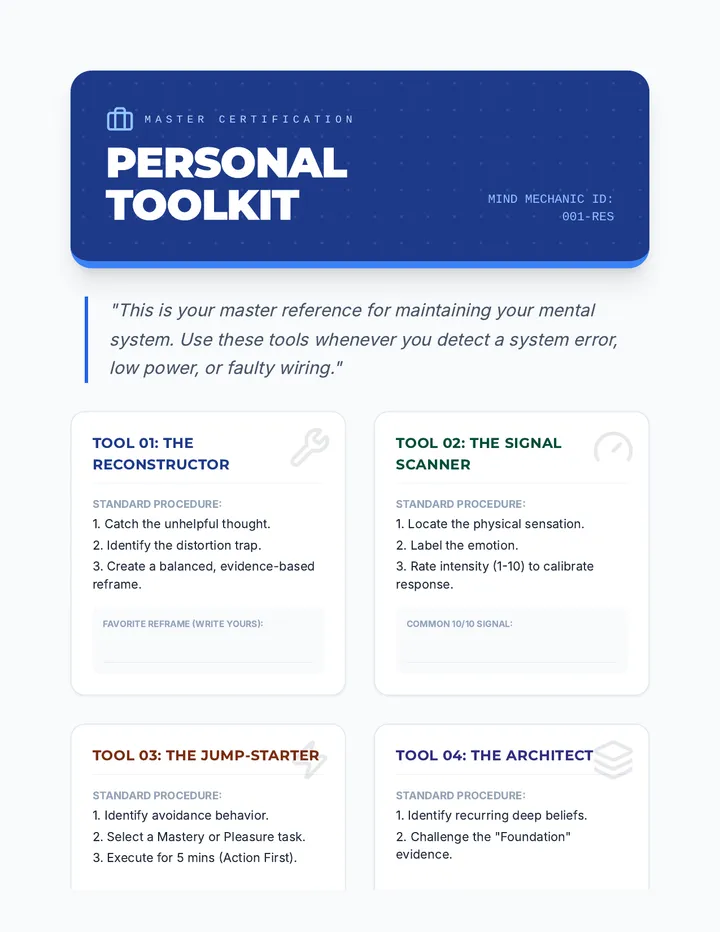 Personal Toolkit Handout