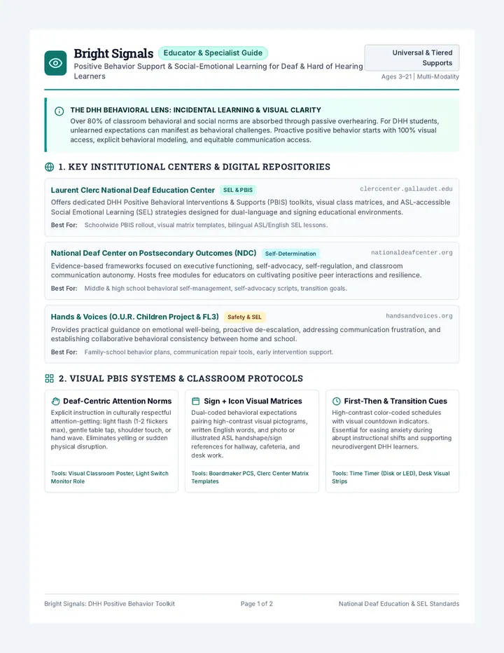 Bright Signals Resource Guide