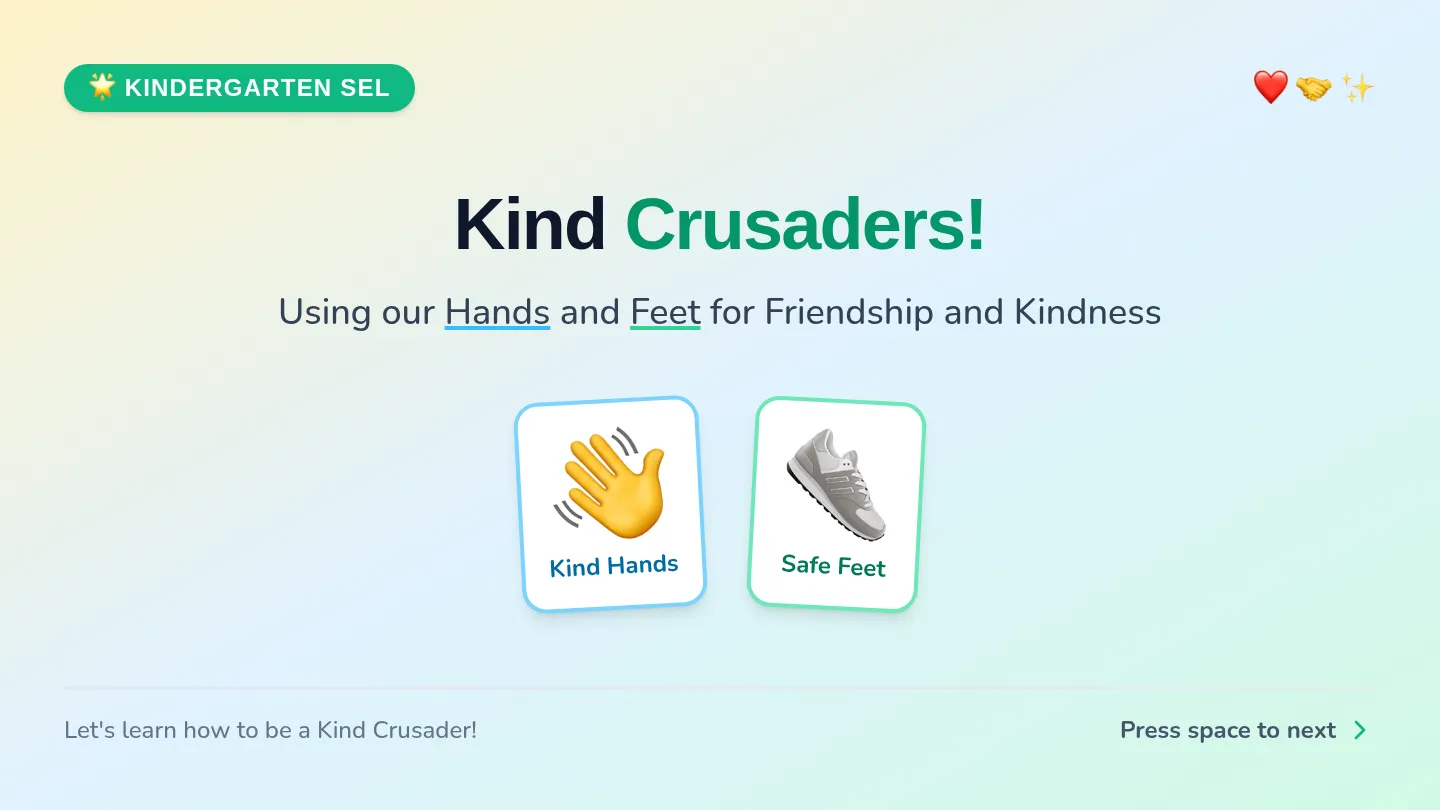 Kind Crusaders Slides