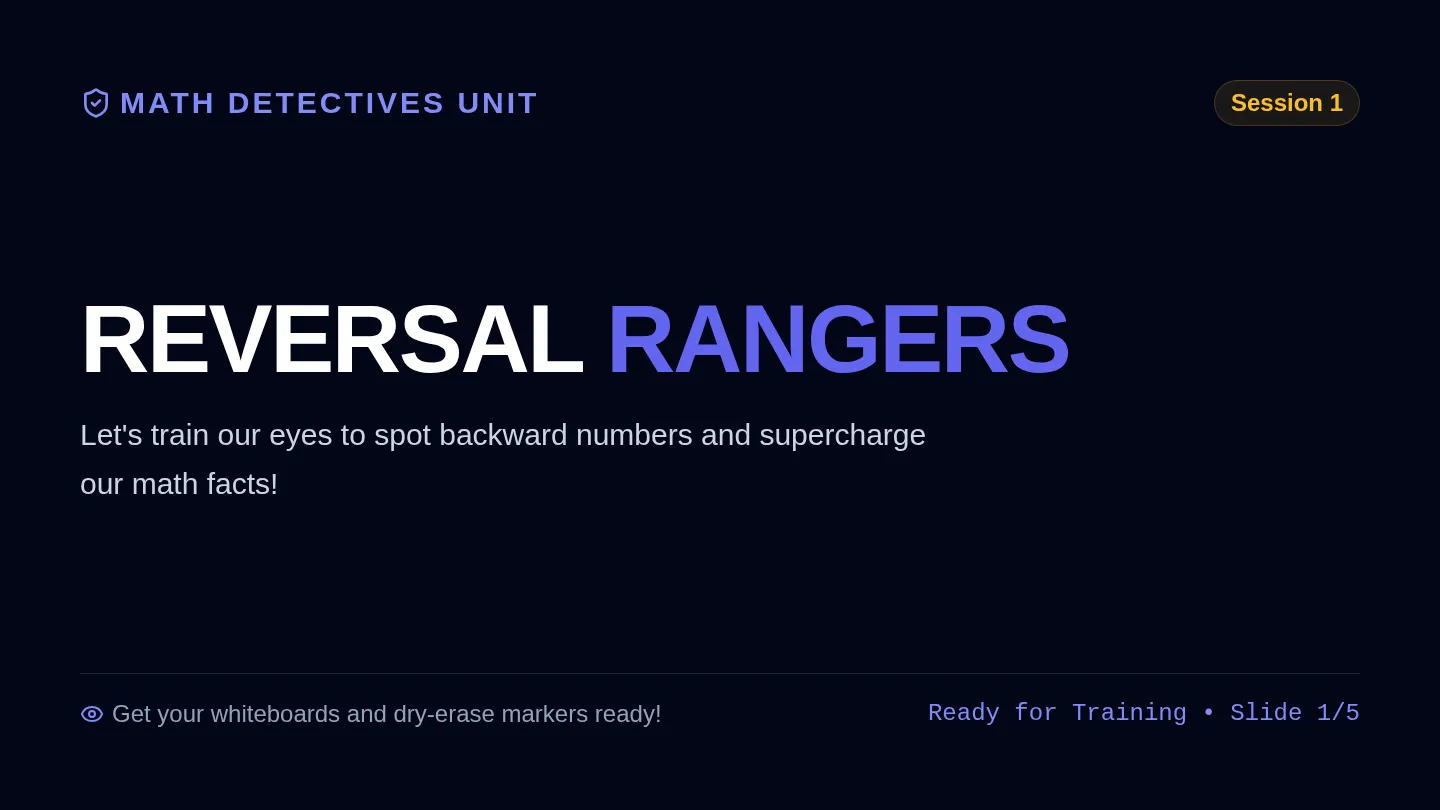 Reversal Rangers Slides