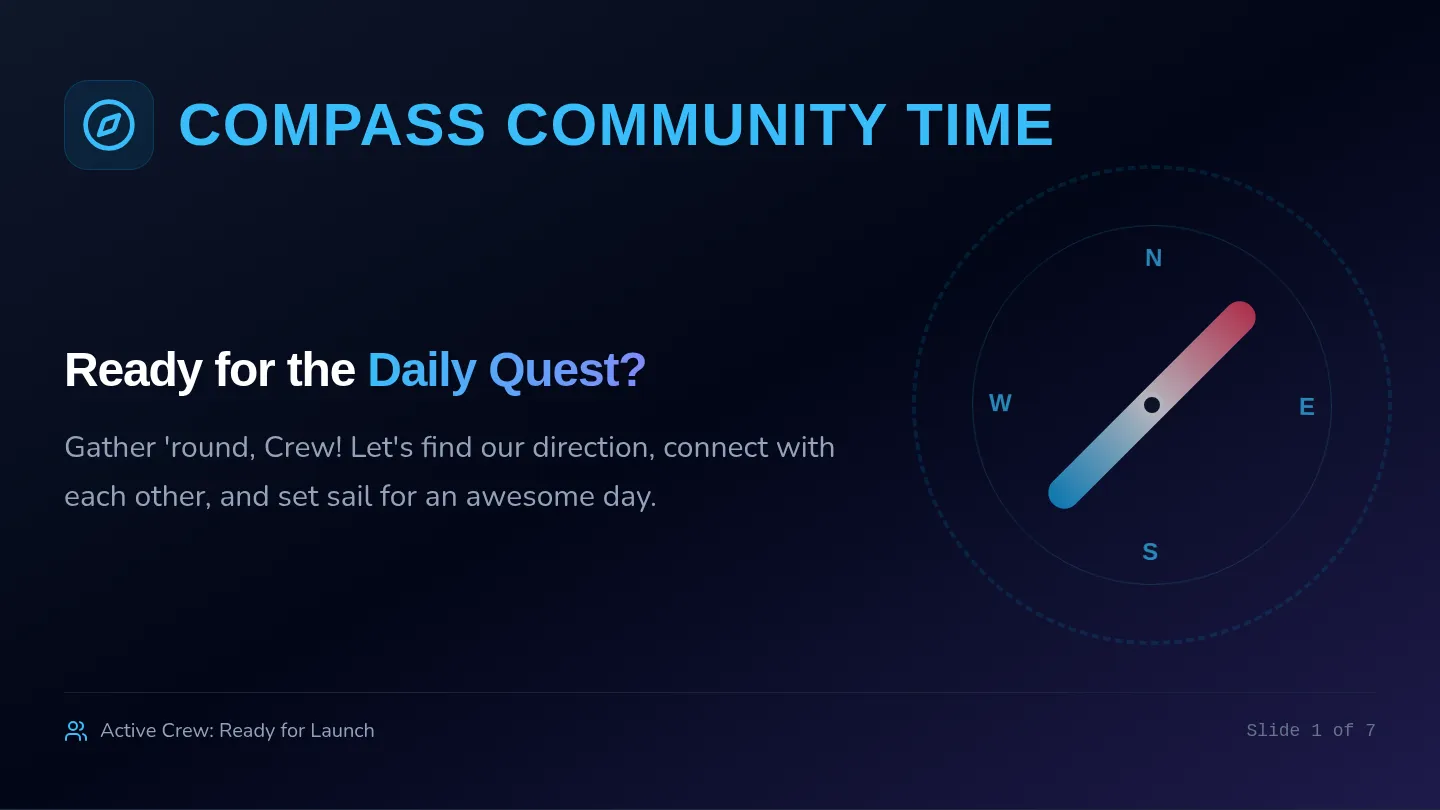 Compass Quest Slides