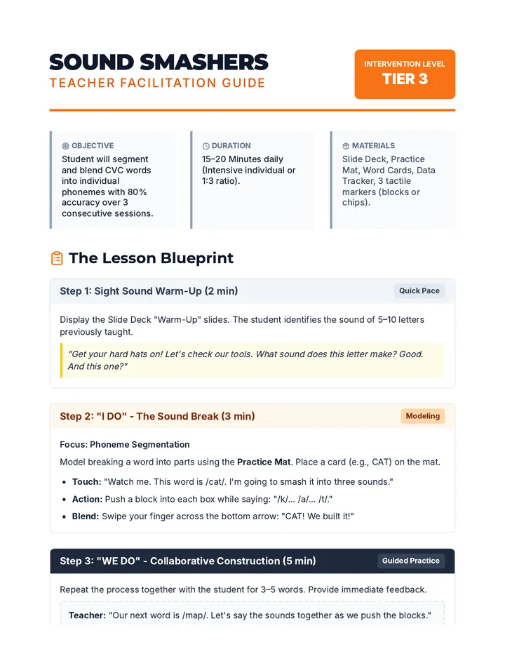 Sound Smashers Facilitation Guide