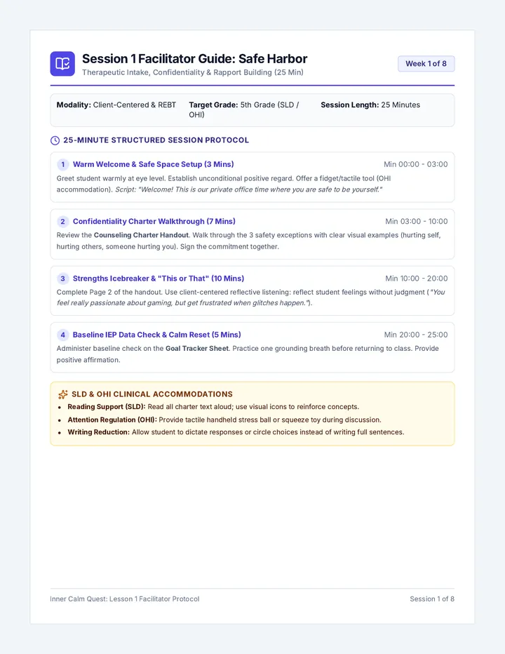 Safe Harbor Facilitator Guide