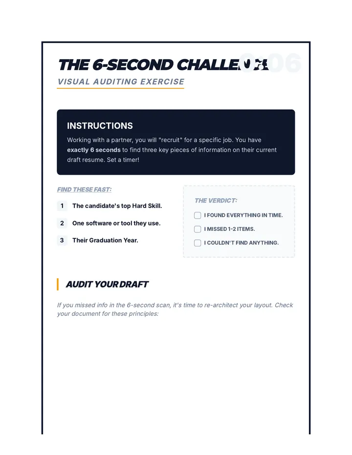 Six Second Challenge Activity