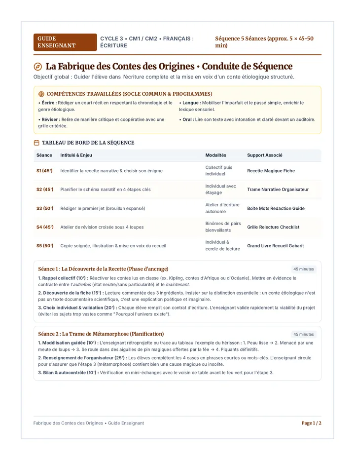 Guide Pedagogique Enseignant