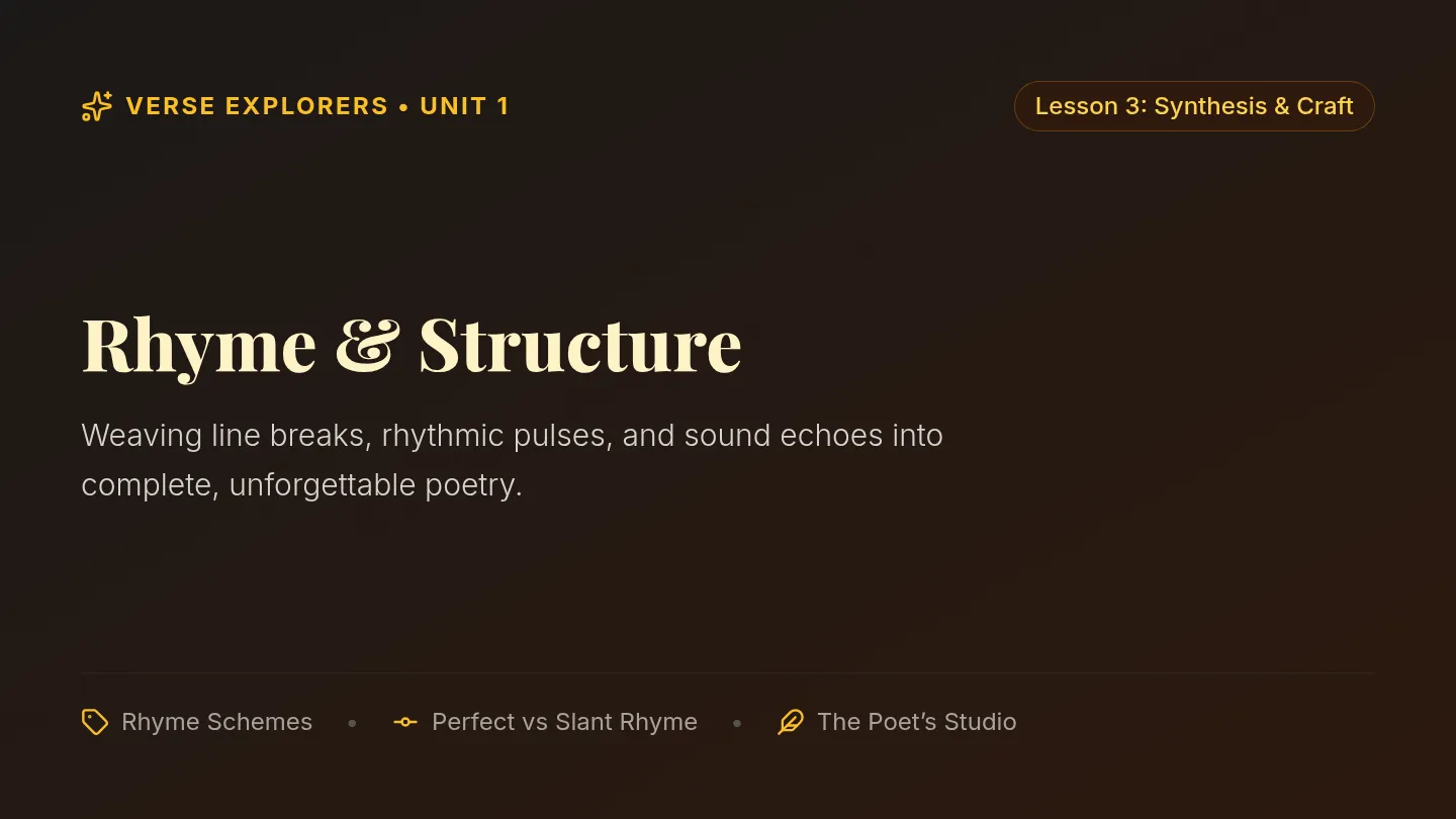 Rhyme Builder Slides