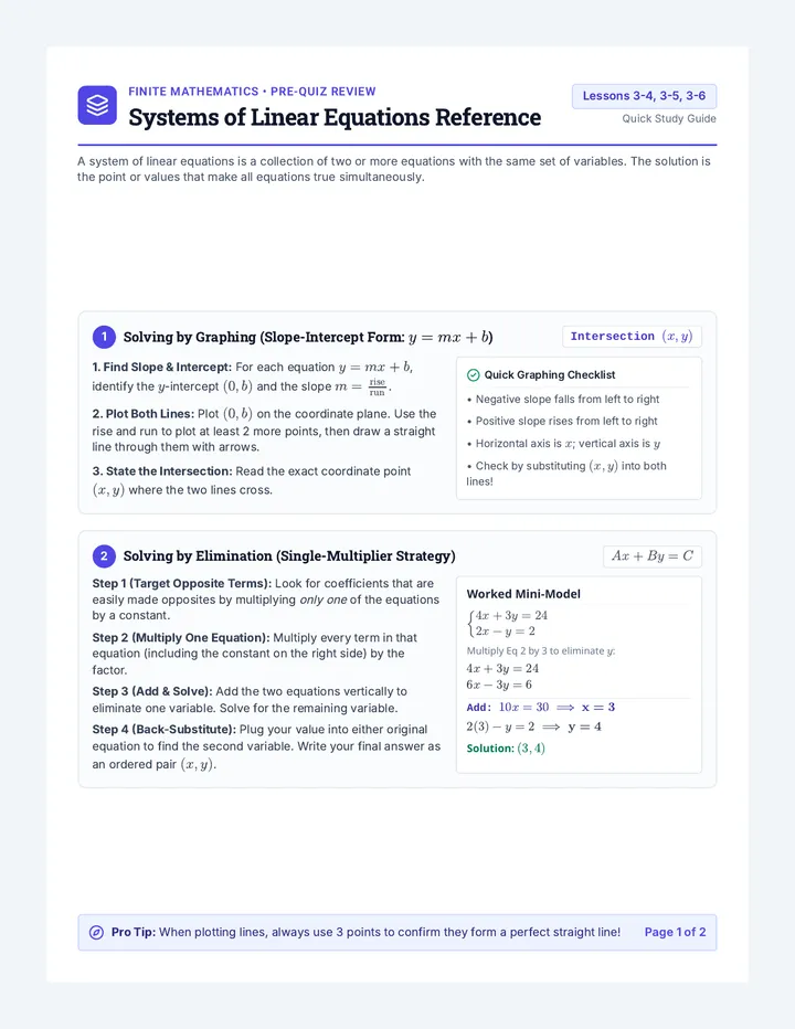 Systems Decoded Review Handout