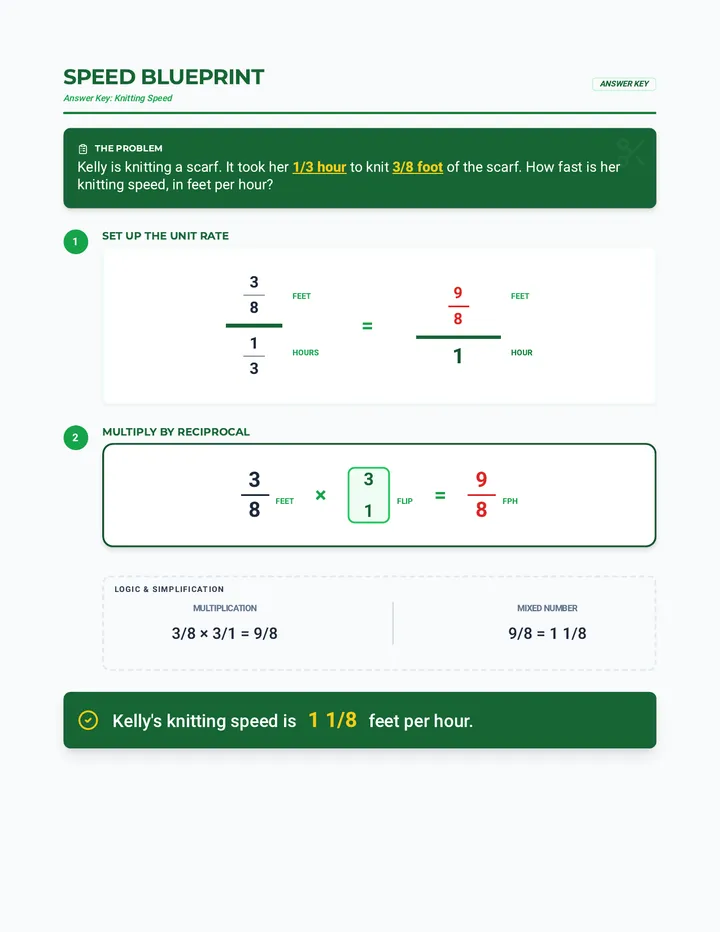 Knitting Blueprint Answer Key