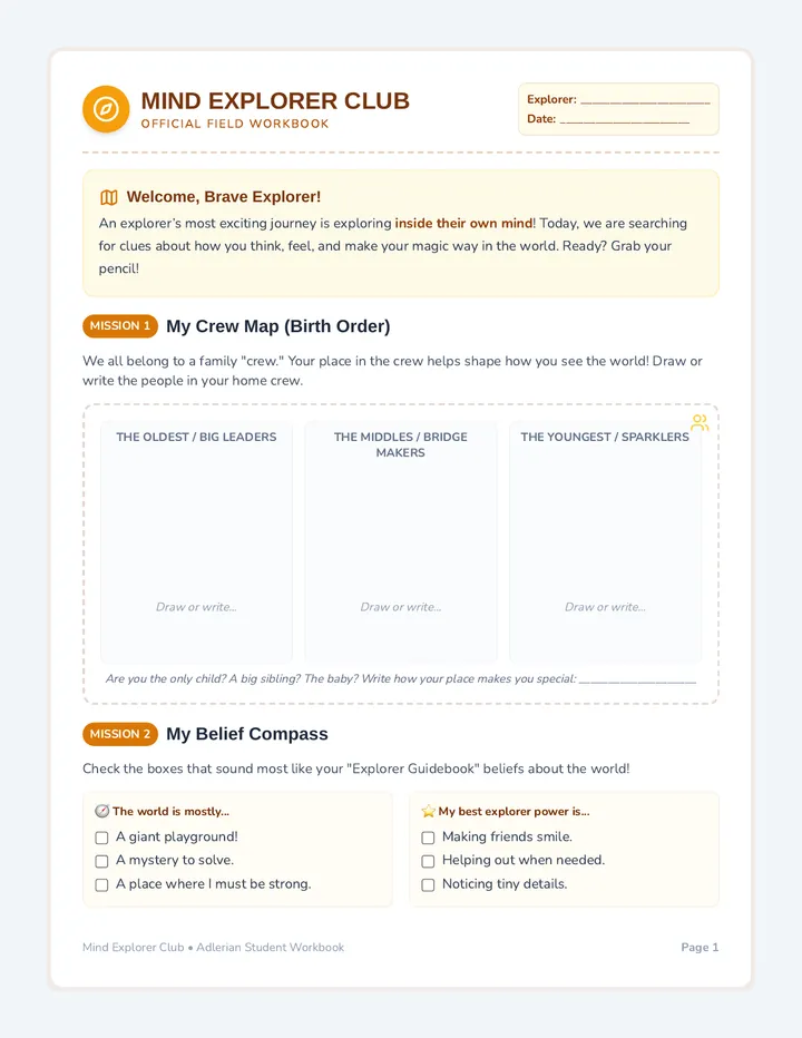 Mind Explorer Workbook