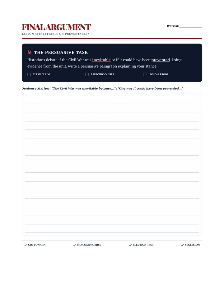 Final Argument Prompt