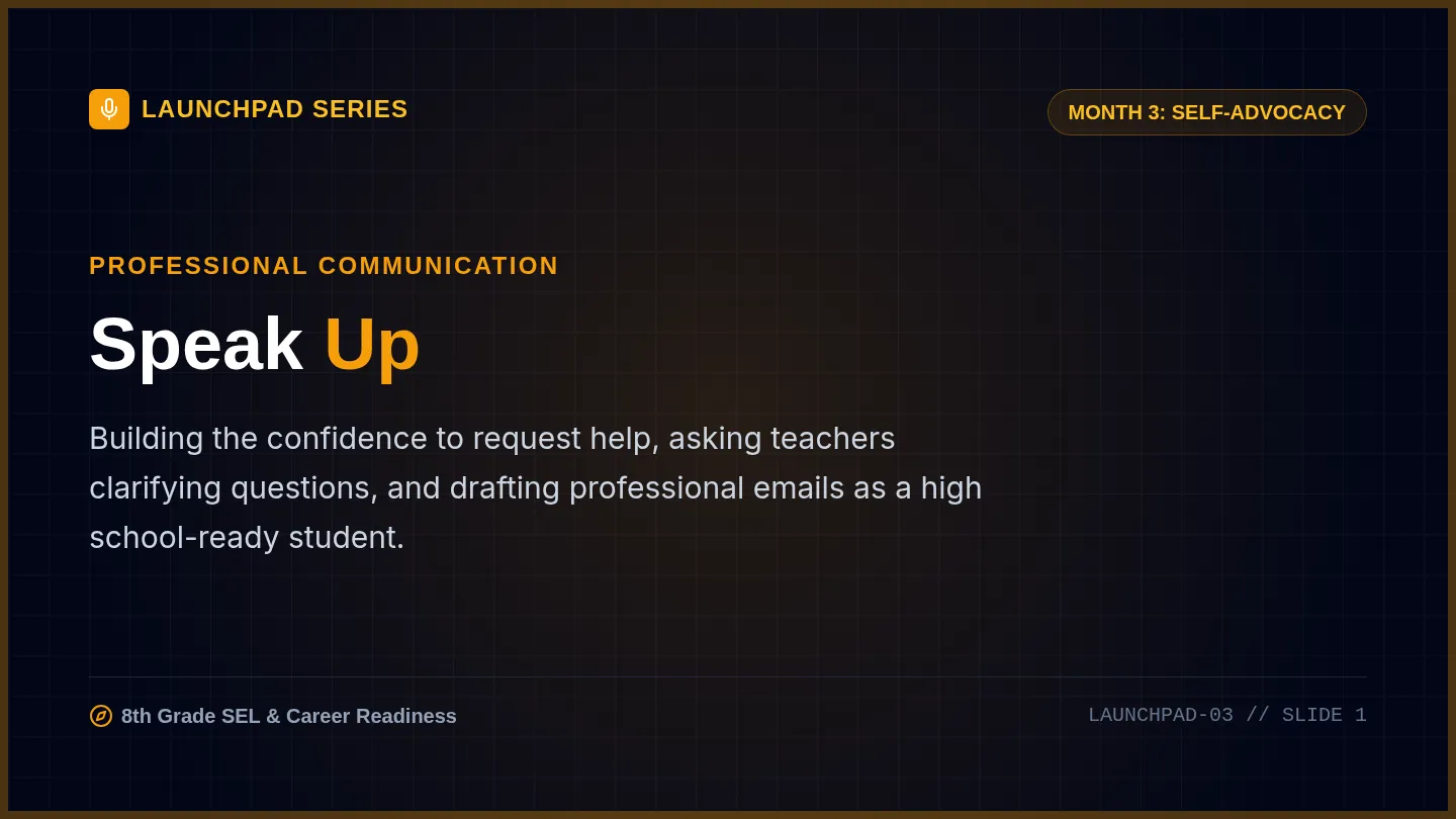 Speak Up Slides