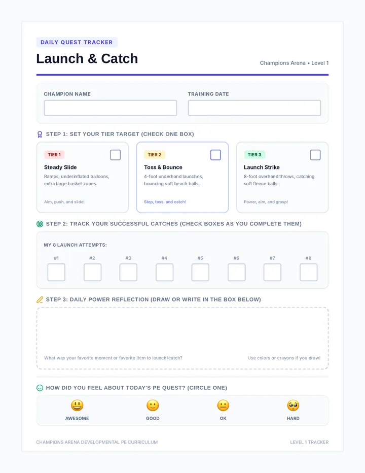 Launch and Catch Student Tracker