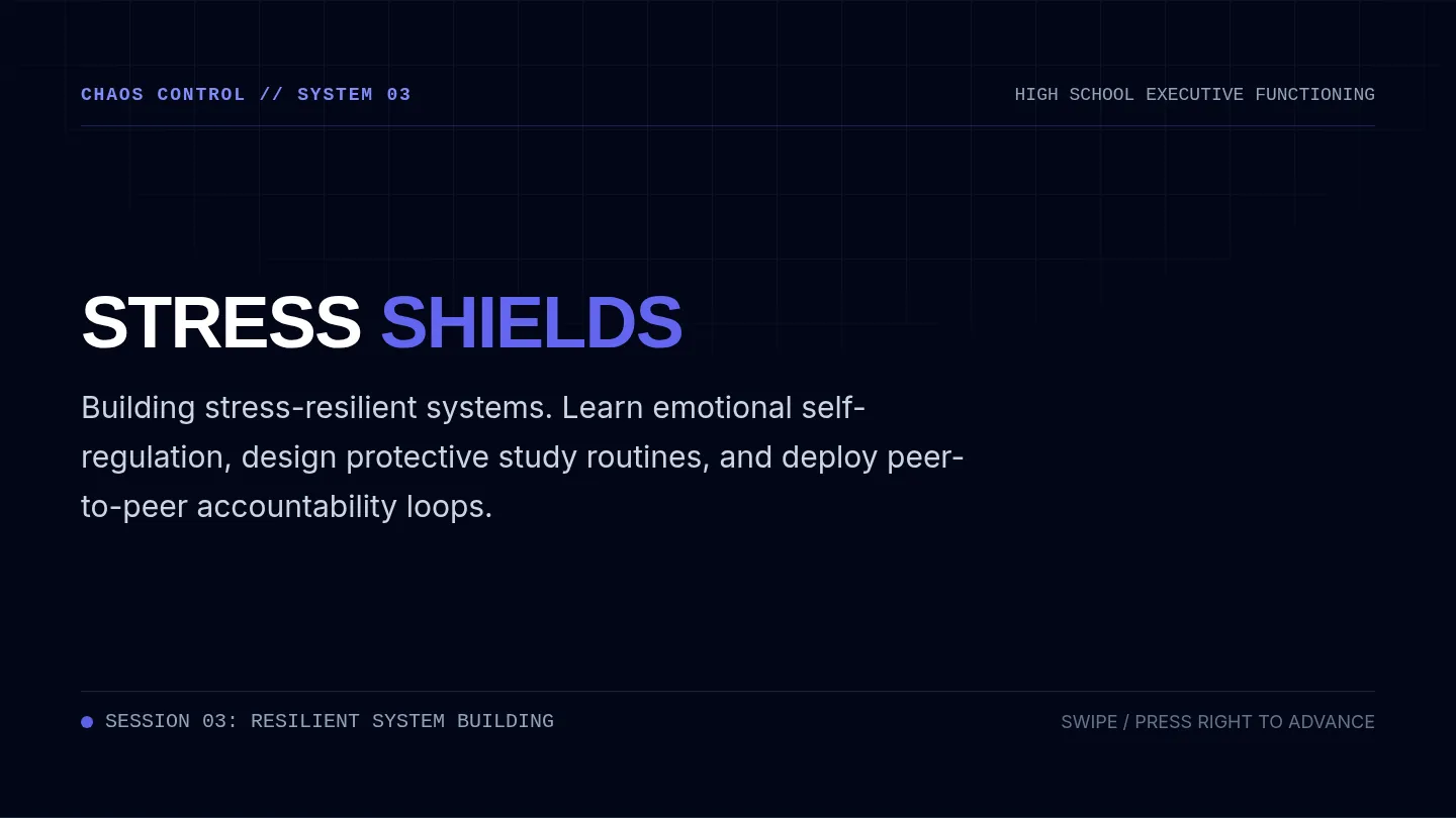 Stress Shields Slides