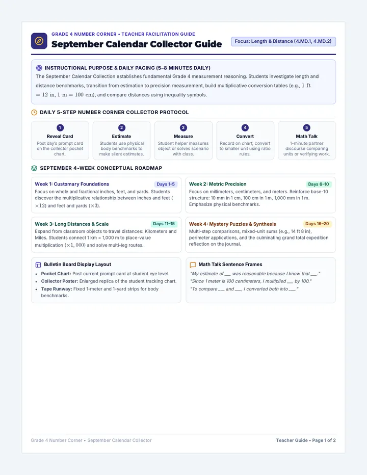 Measurement Collector Teacher Guide