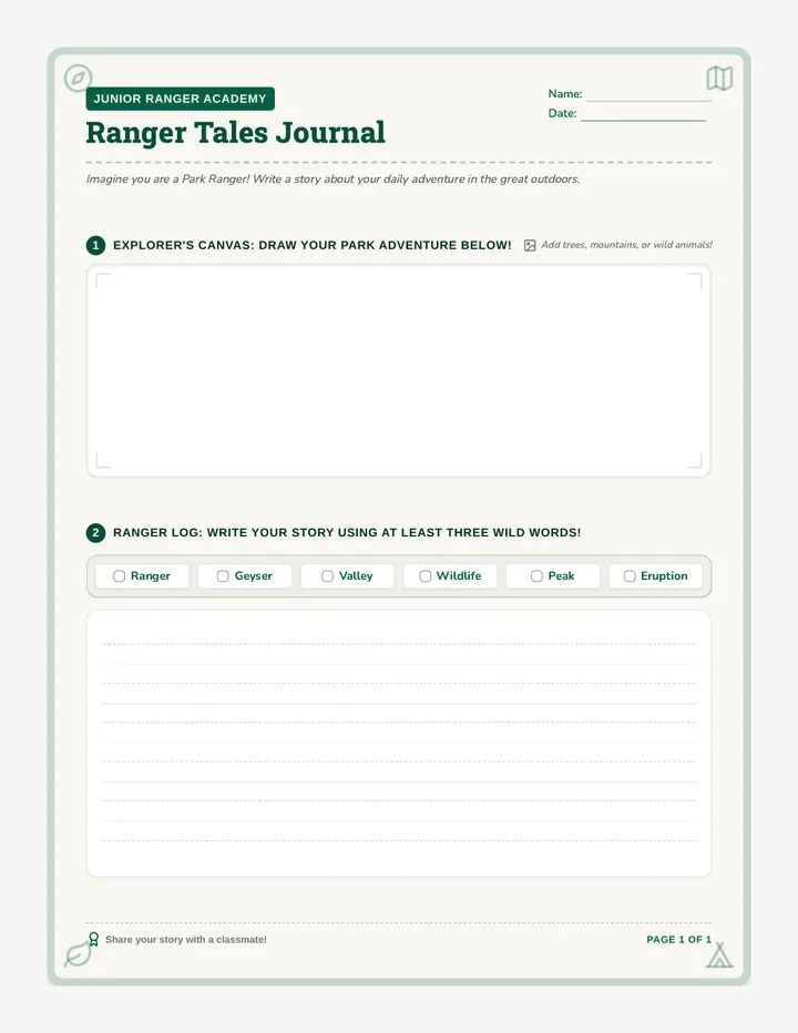 Ranger Tales Activity