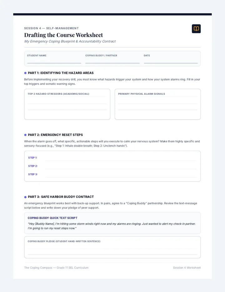 Session 4 Coping Blueprint Worksheet