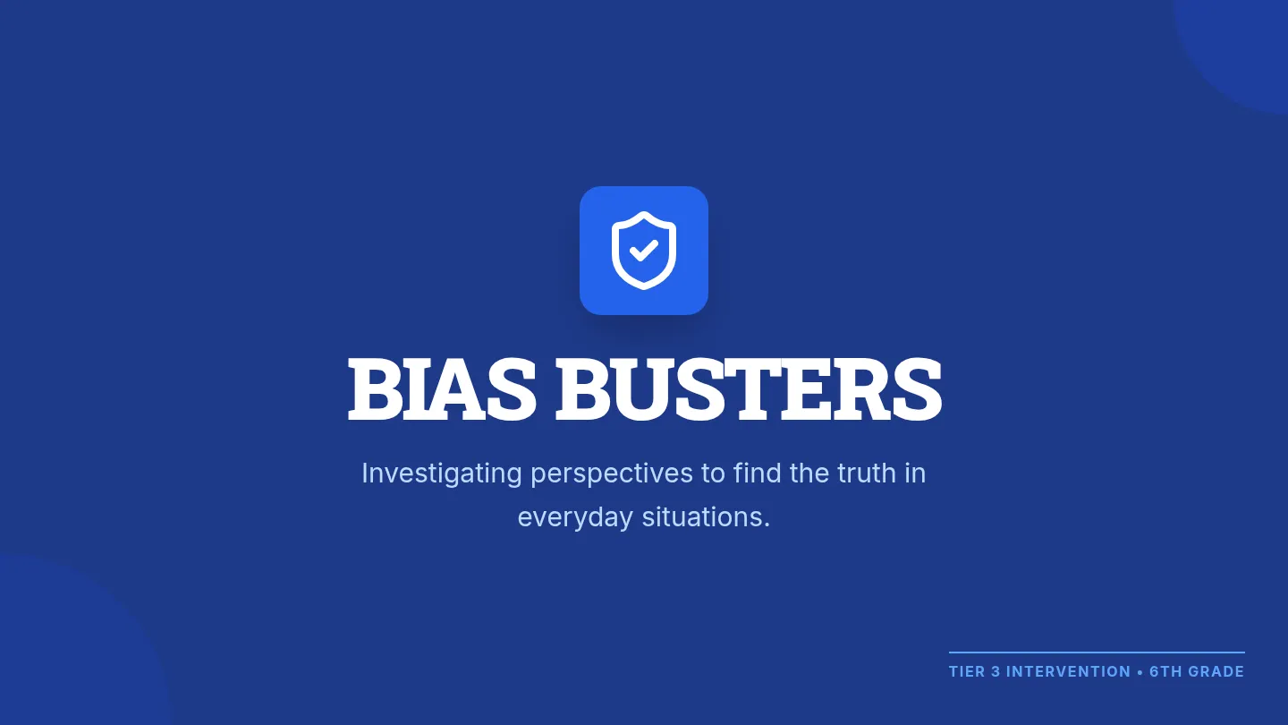 Bias Busters Slides