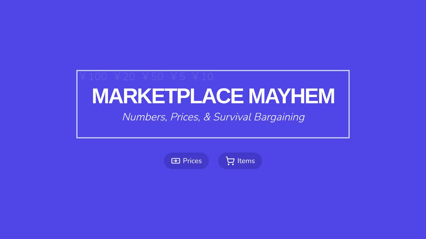 Marketplace Mayhem Slides