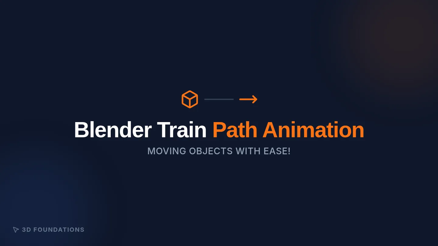 Blender Train Path Animation Slide Deck