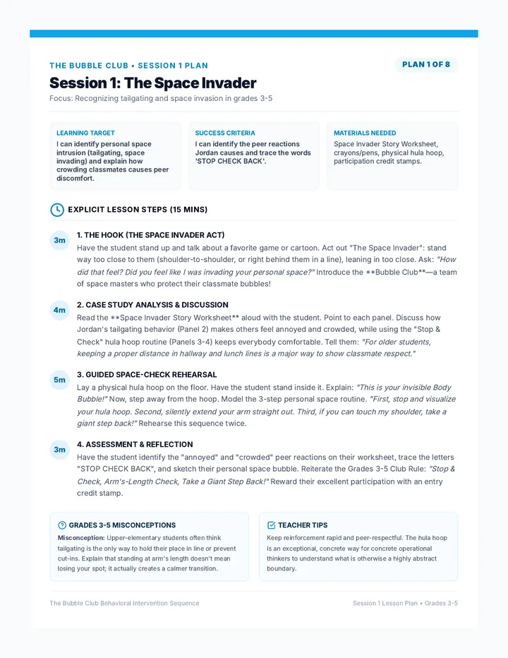 Space Invader Lesson Plan