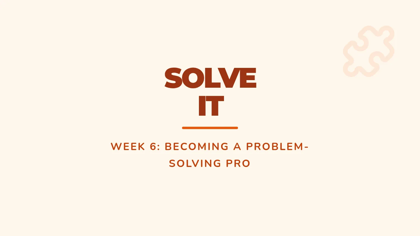 Solve It Slides