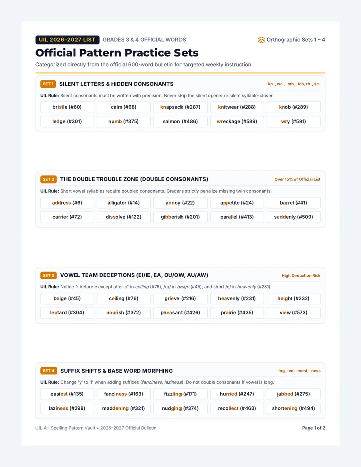 Pattern Vault Study Guide