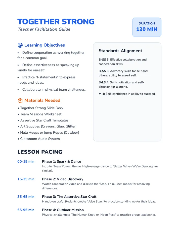 Together Strong Teacher Guide
