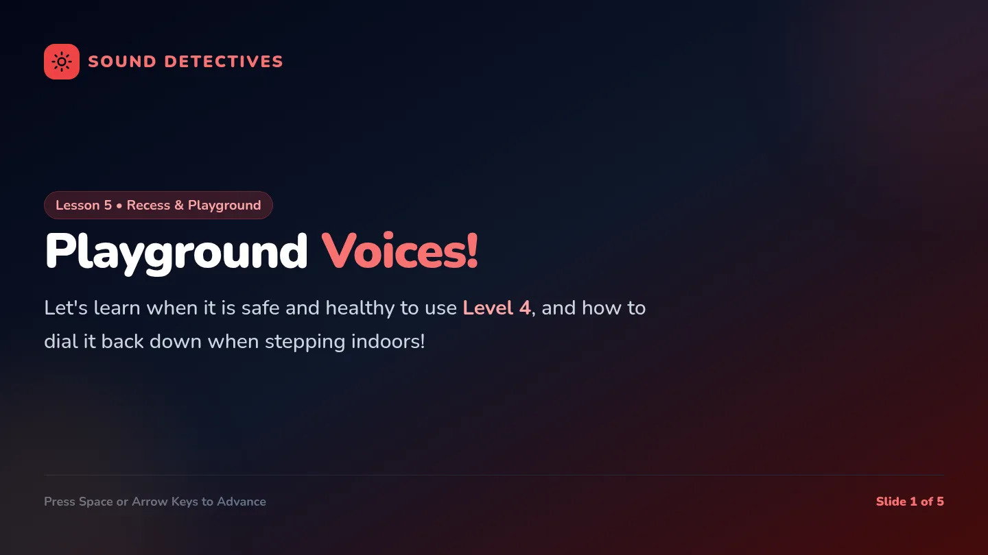 Recess Voice Slides