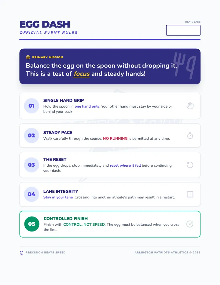 Egg Dash Rules Document