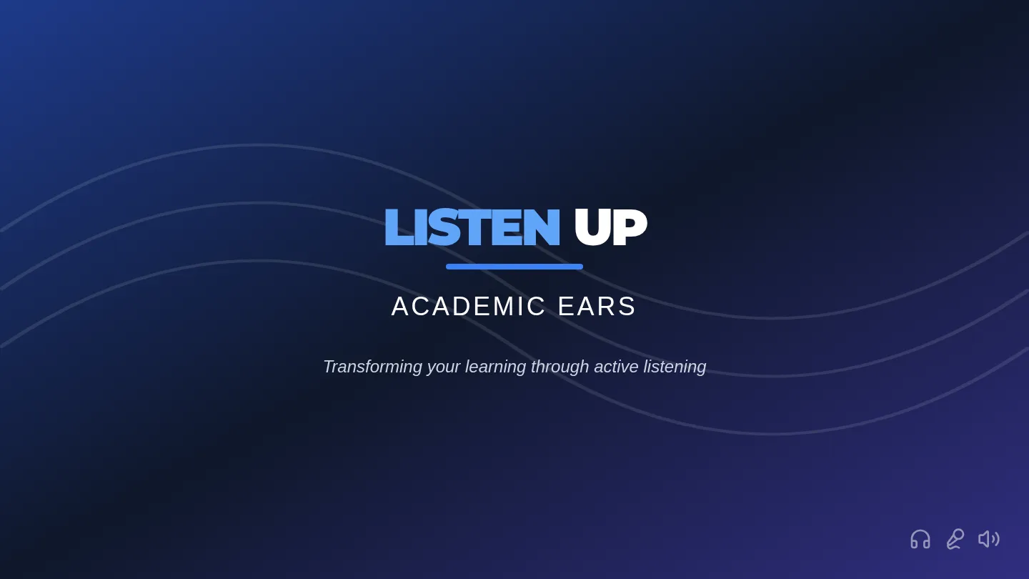 Art of Listening Slides