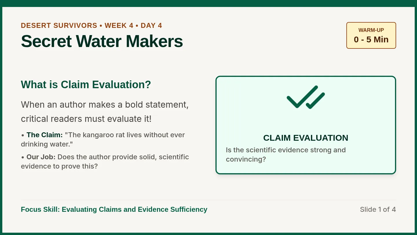 Secret Water Makers Slides