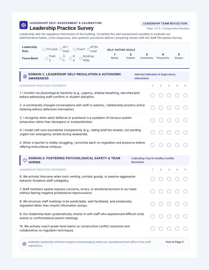 Leadership Practice Survey