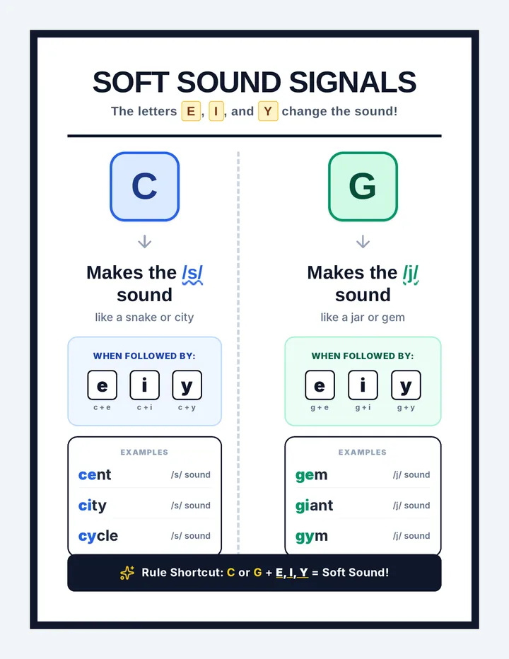Soft Sound Signals Anchor Chart