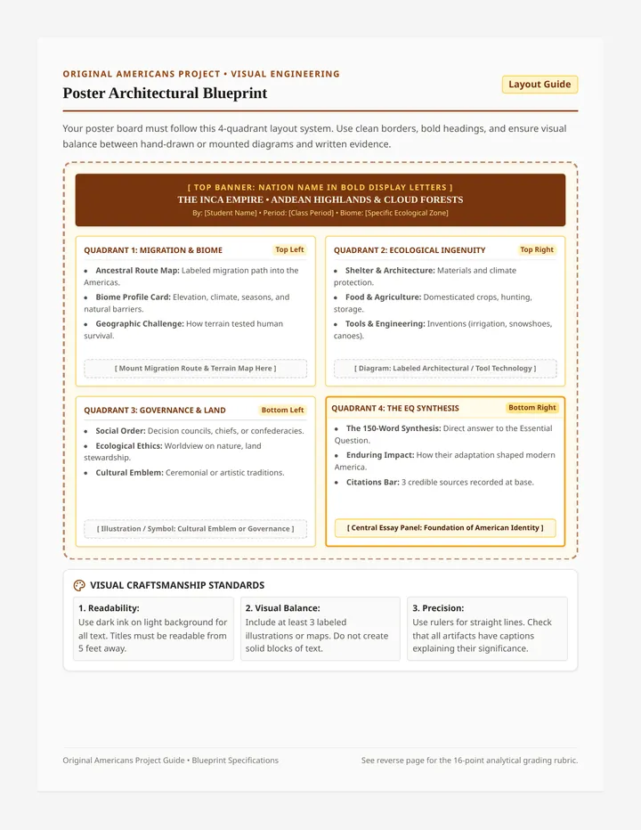 Poster Blueprint and Rubric