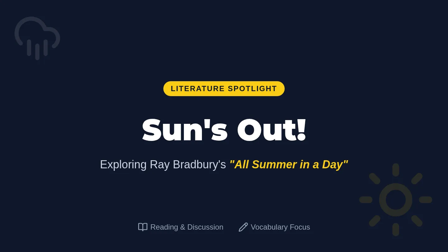 Sun's Out Slide Deck