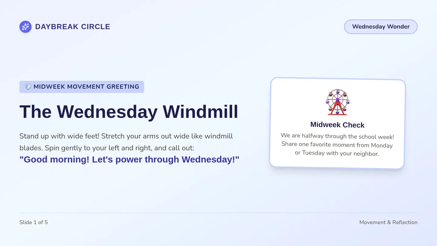 Wednesday Wonder Slides