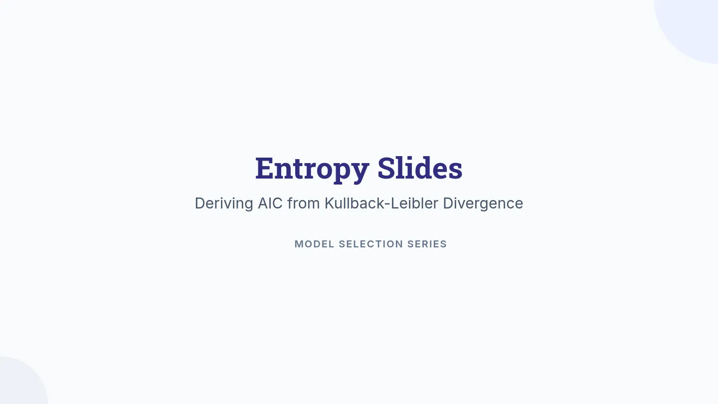 Entropy Slides