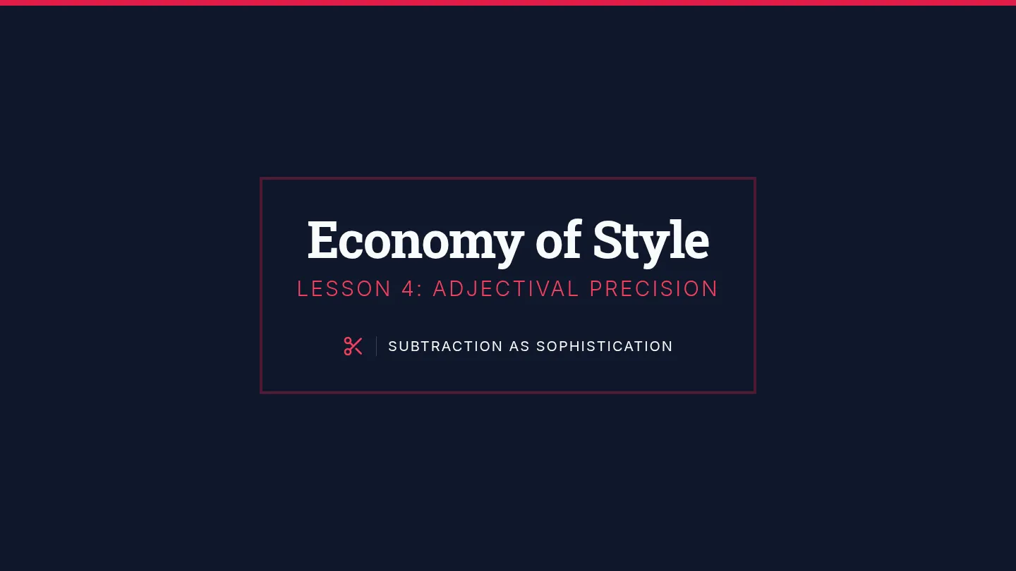Economy of Style Slides