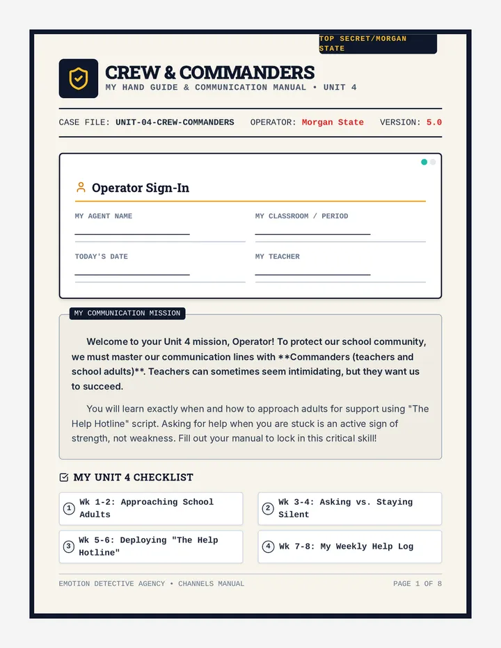 Crew Commanders Workbook