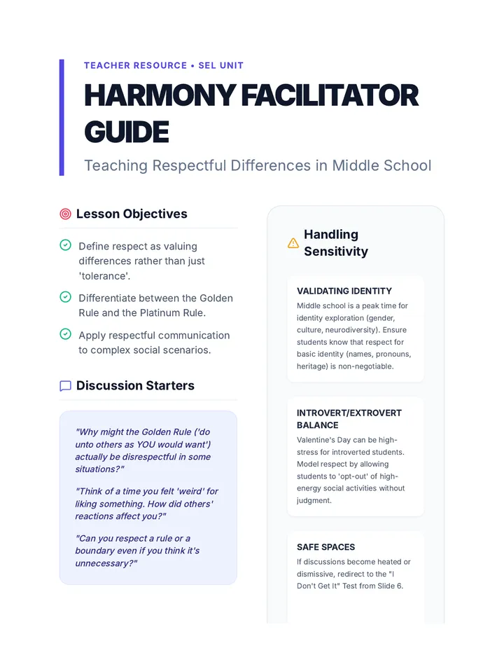 Harmony Facilitator Guide